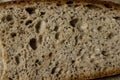 Sliced Ã¢â¬â¹Ã¢â¬â¹rye bread. macro shooting Royalty Free Stock Photo